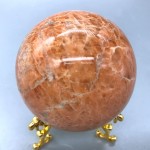 New Arrivals Polished Crystal Ball Natural Sunstone Spheres 270G 57MM