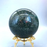 552.5G Natural Ocean Jasper Sphere Spiritual Crystal Ball Specimen Healing73MM