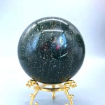 552.5G Natural Ocean Jasper Sphere Spiritual Crystal Ball Specimen Healing73MM