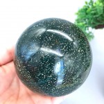 552.5G Natural Ocean Jasper Sphere Spiritual Crystal Ball Specimen Healing73MM