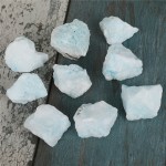 Blue Aragonite Raw Stone Natural Crystalline Mineral Bulk Particles