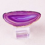 Geode Quartz Napkin Rings Natural Stone Agates Table Decoration Napkin Buckle Holder