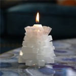 Selenite Candle Holder