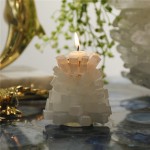 Selenite Candle Holder