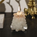 Selenite Candle Holder