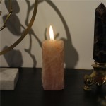 Rose Quartz Crystal Tea Light Candle Holder 