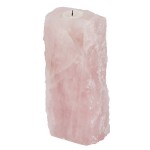 Rose Quartz Crystal Tea Light Candle Holder 